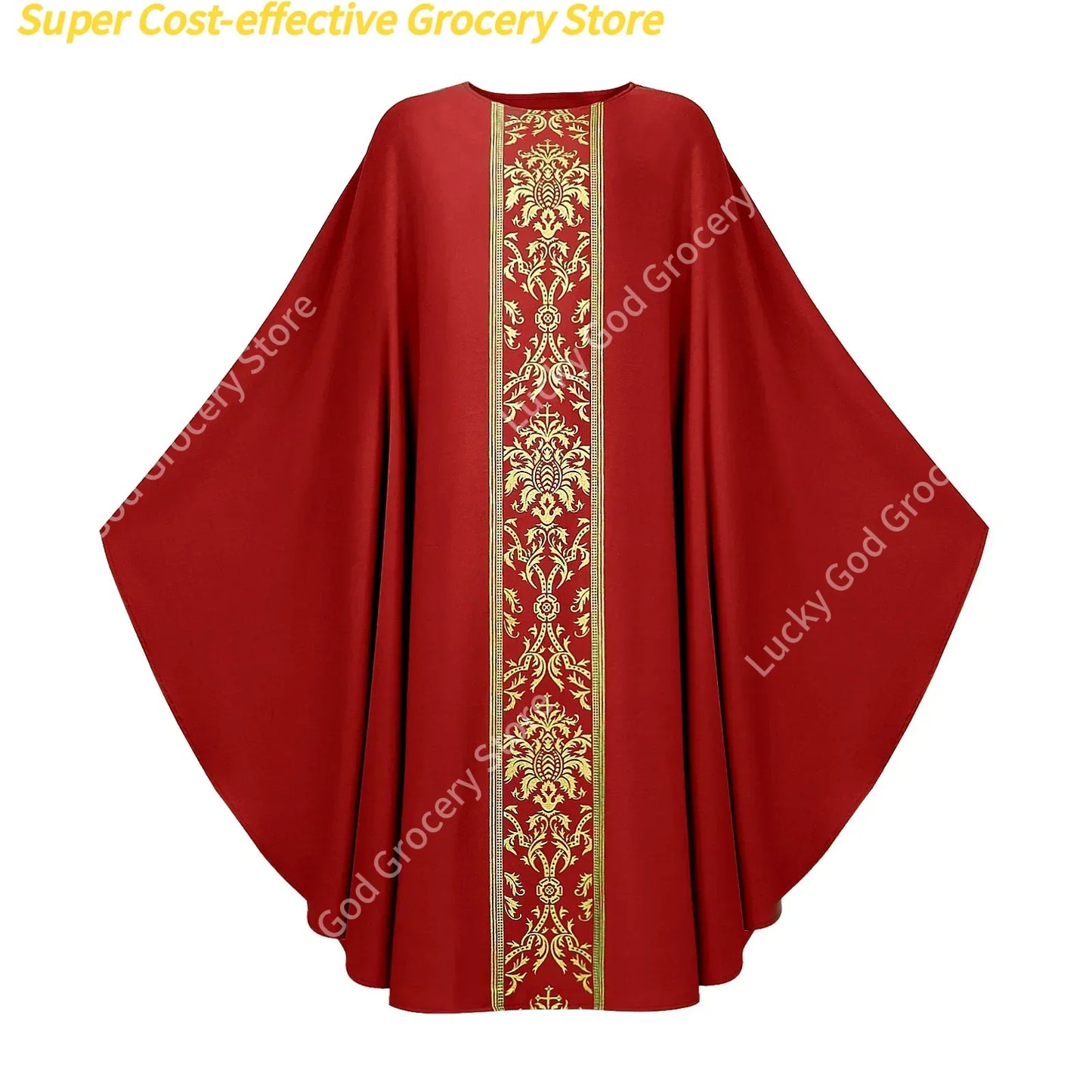 New Priest Religious Robe Cosplay Costume  Costume Robe  Priest Vintage Baggy Robe Gown Cape