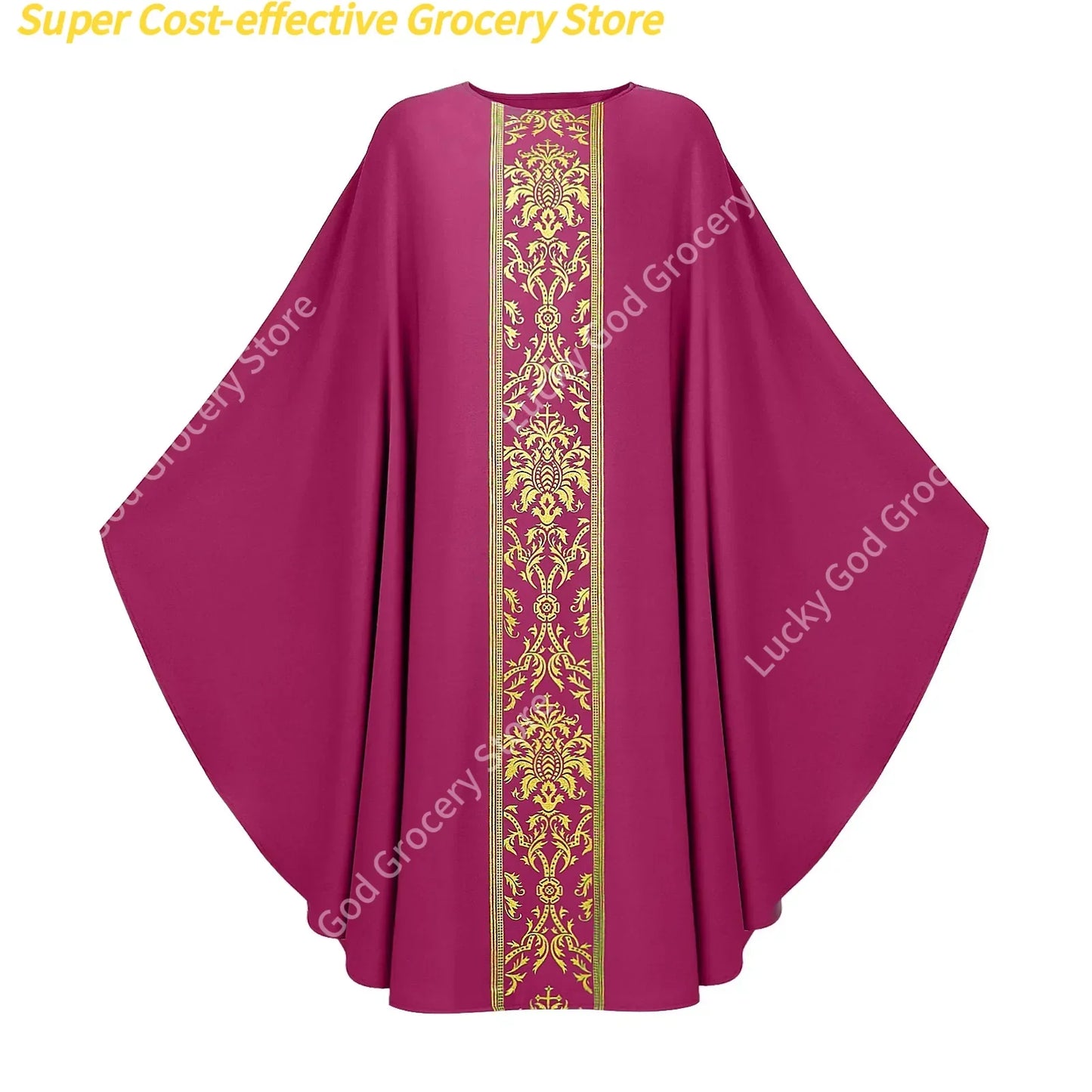 New Priest Religious Robe Cosplay Costume  Costume Robe  Priest Vintage Baggy Robe Gown Cape