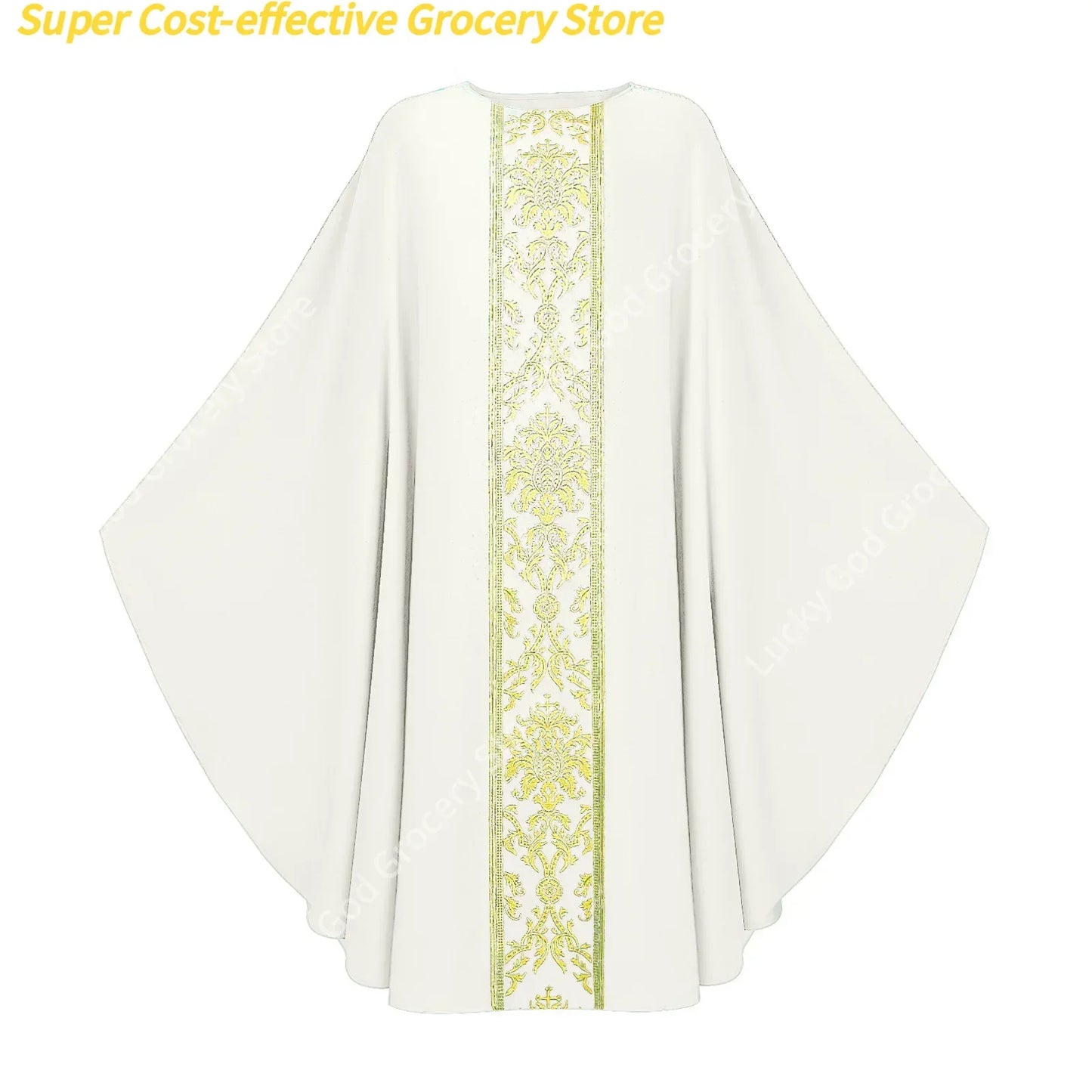 New Priest Religious Robe Cosplay Costume  Costume Robe  Priest Vintage Baggy Robe Gown Cape